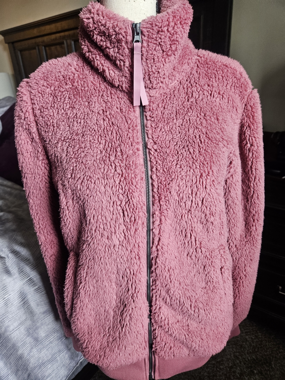 Free Country Pink Plush Sherpa Zip Jacket for Kids